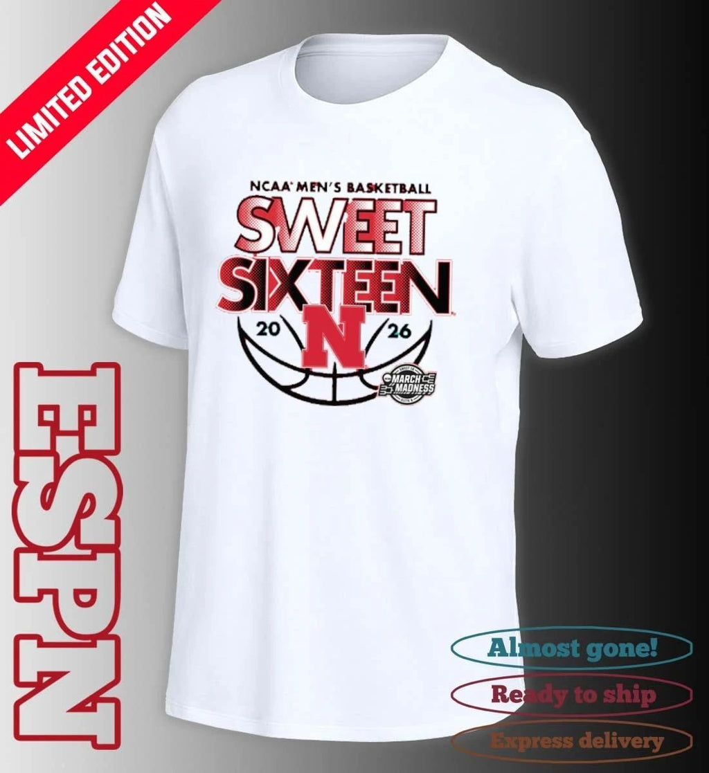 Sweet Sixteen 2026 Nebraska Men’s Basketball Shirt