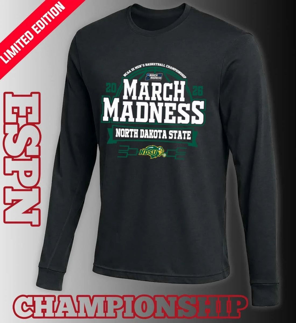 North Dakota State Jackrabbits March Madness 2026 NCAA DI Men’s Basketball Tournament T-Shirt