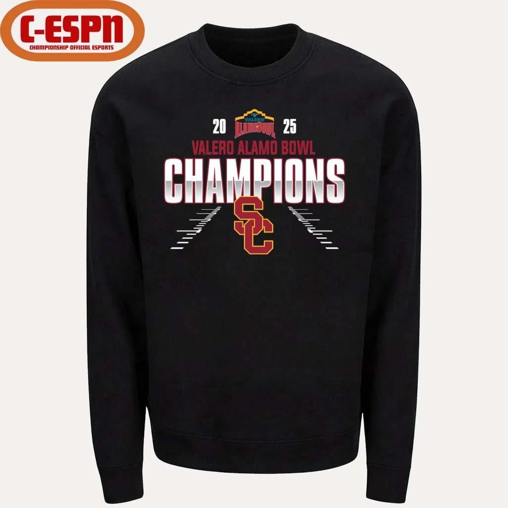 USC Trojans Valero Alamo Bowl Champions T-Shirt