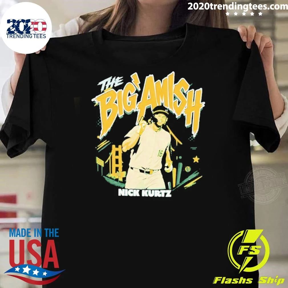 Nick Kurtz Athletics Baseball The Big Amish Shirt