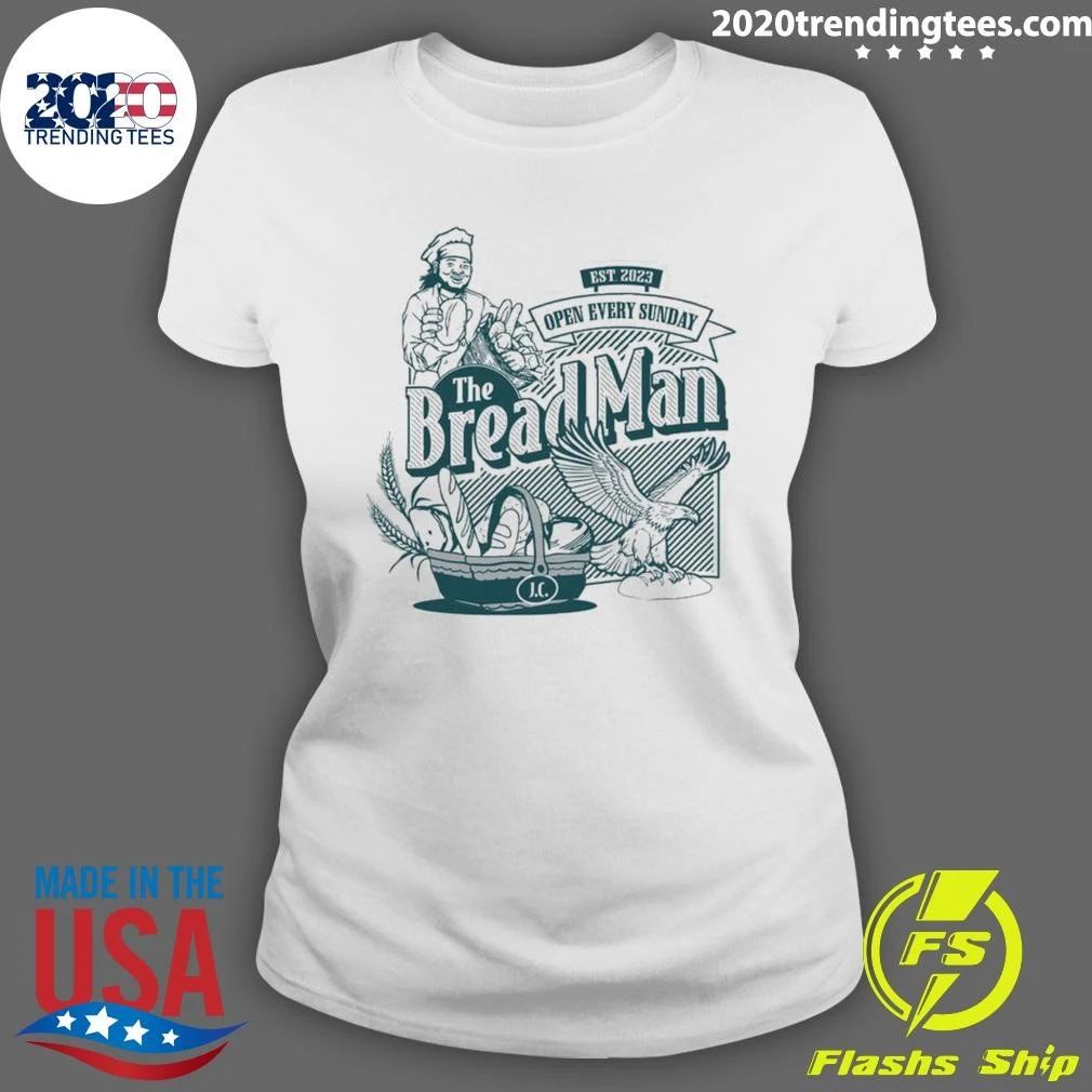The Bread Man Open Every Sunday EST 2023 Vintage Shirt