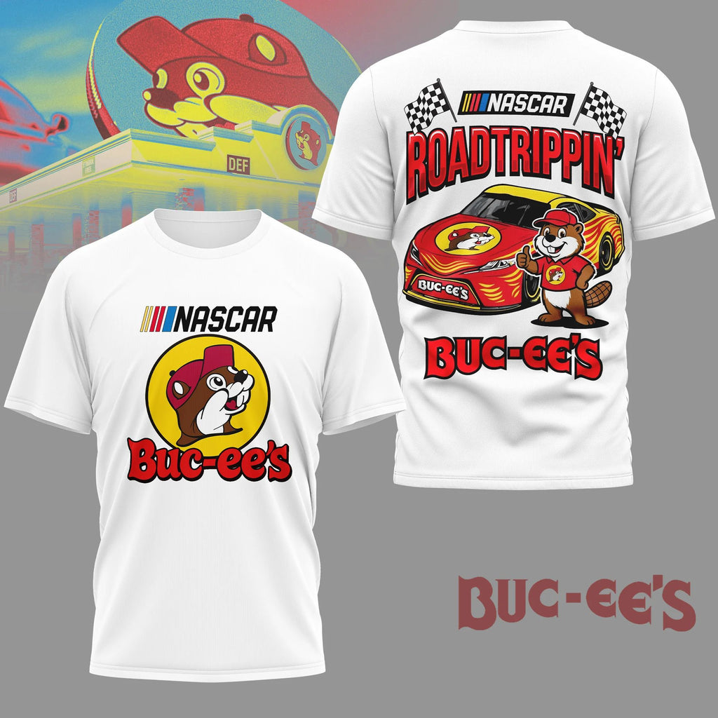 Buc-ee’s NASCAR Roadtrippin’ T-Shirt