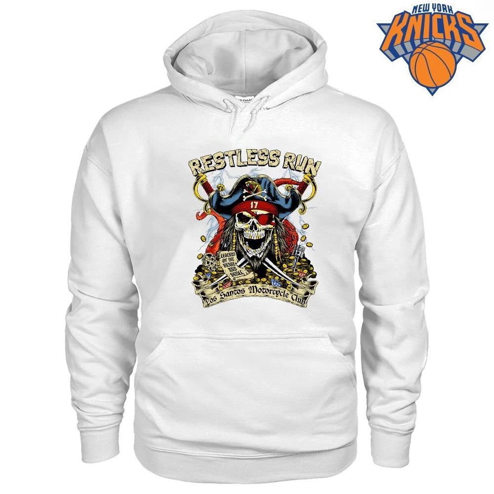 Restless Run Los Santos Motorcycle Club Pirate Skull Shirt