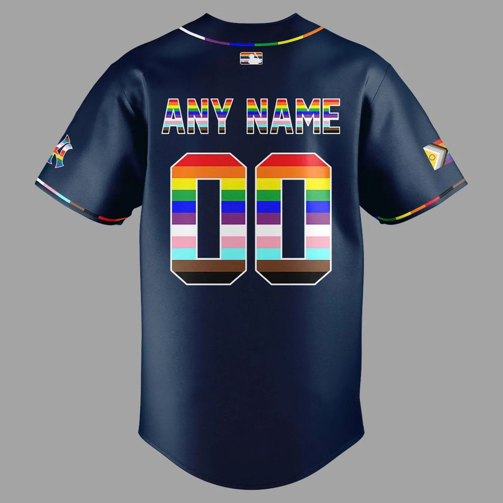 New York Yankees Celebrating Pride Month Baseball Jersey