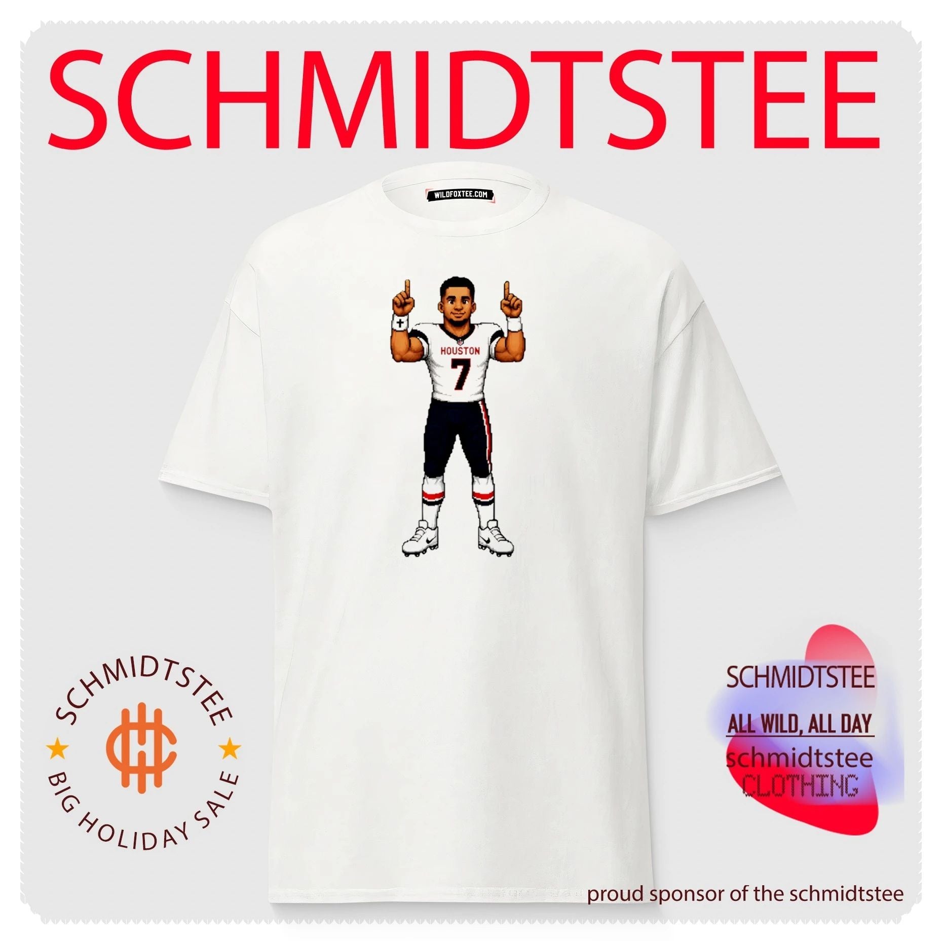 CJ Stroud Houston Texans The Field General 8-bit games shirt