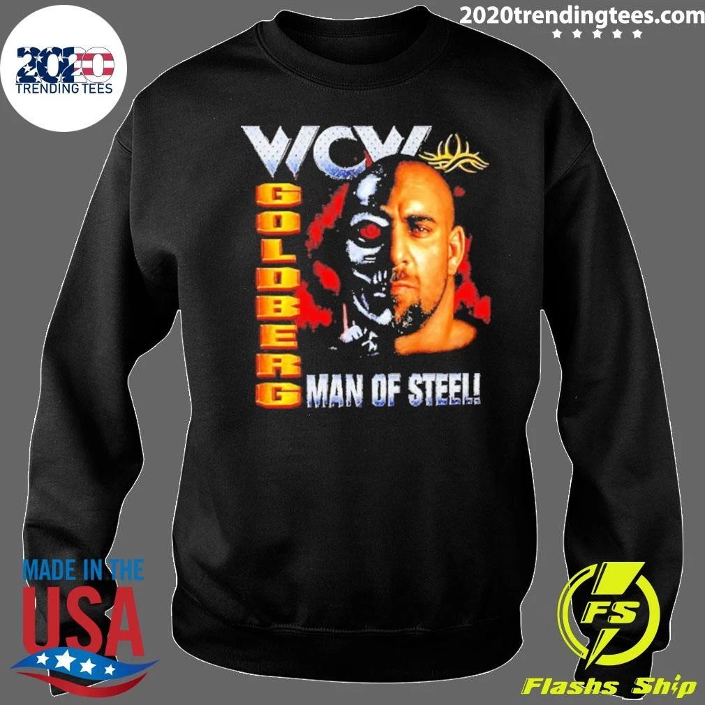 Wcw Goldberg Man Of Steel Pro Wrestling Shirt