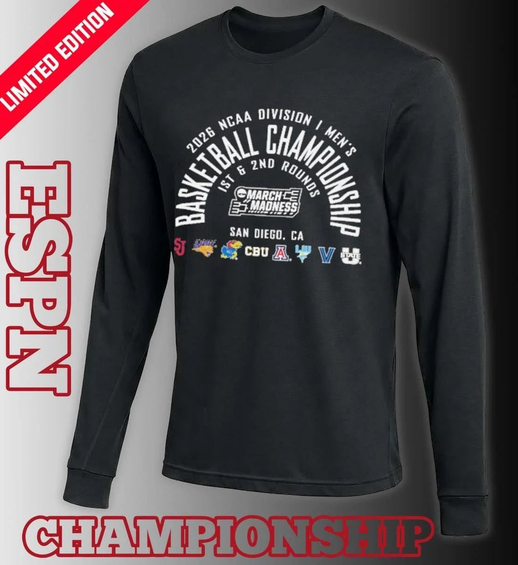 NCAA Men’s Basketball 2026 March Madness San Diego, CA T-Shirt