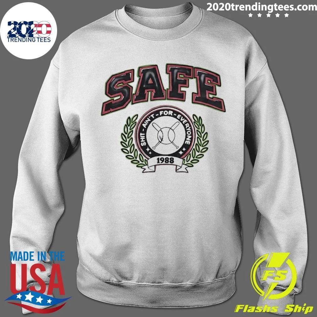 Safe Shit Ain’t for Everyone 1988 Baseball Shirt