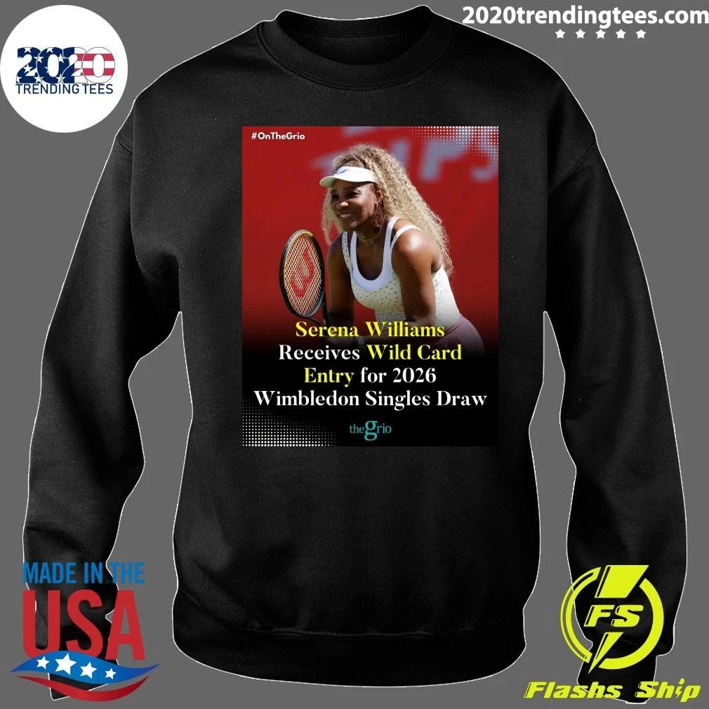 Serena Williams Receives Wild Card Entry for 2026 Wimbledon Singles Draw Shirt