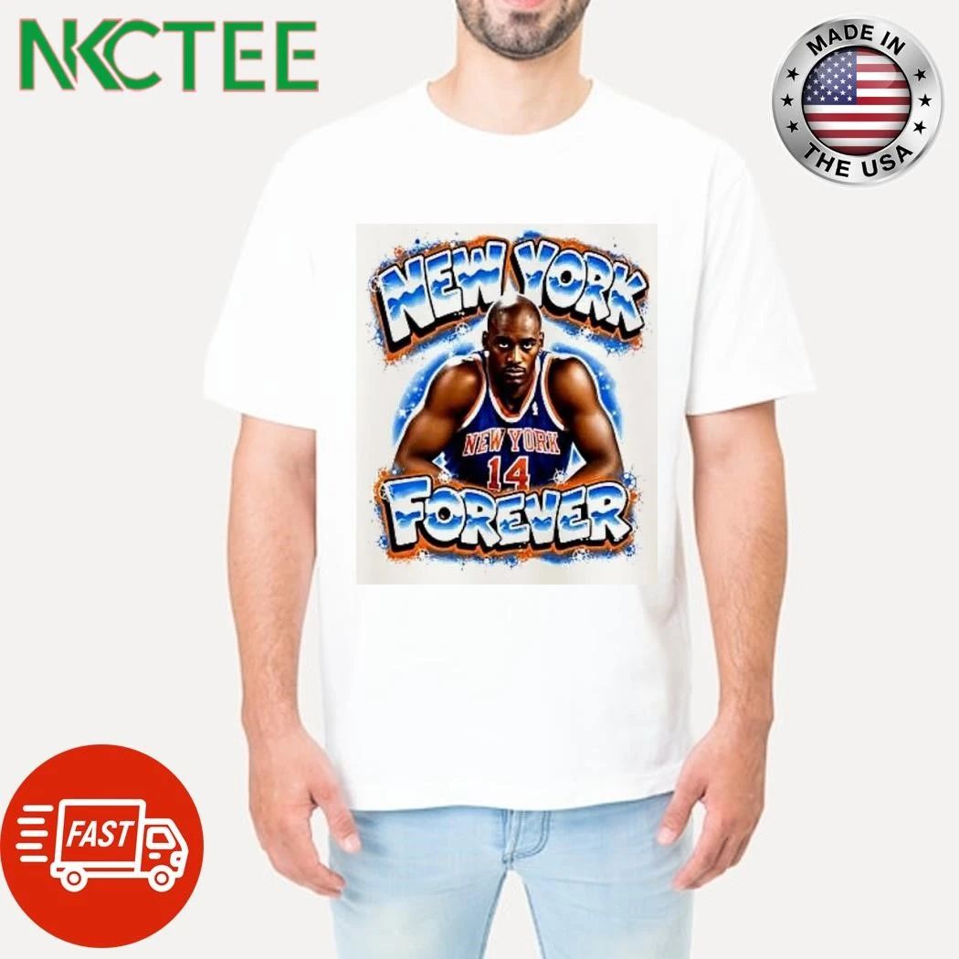 O8tqo2ki Anthony Mason New York Knicks Nba New York Forever Shirts