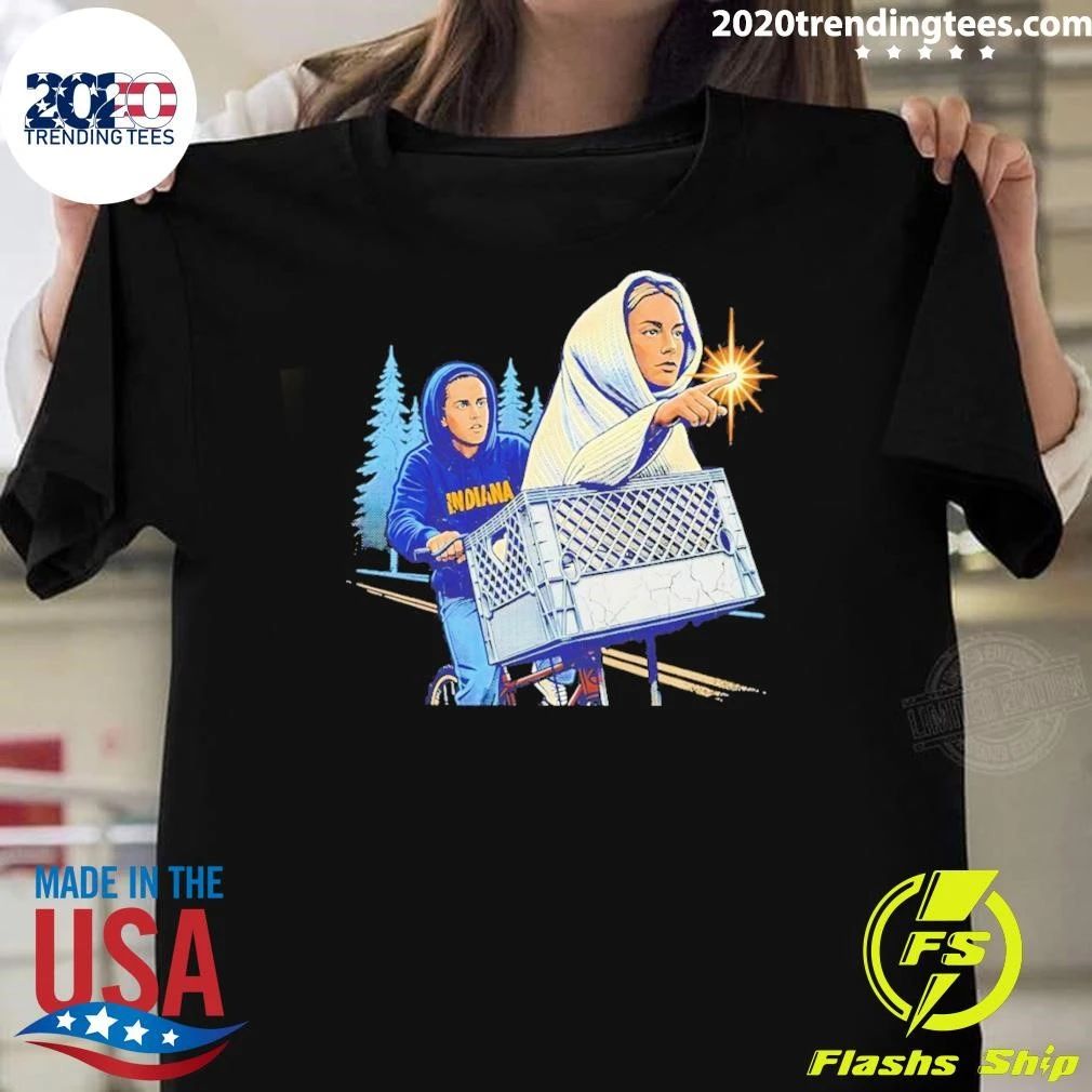 Sophie Cunningham And Caitlin Clark E.t. The Extra-terrestrial Indiana Fever Basketball 2026 Shirt