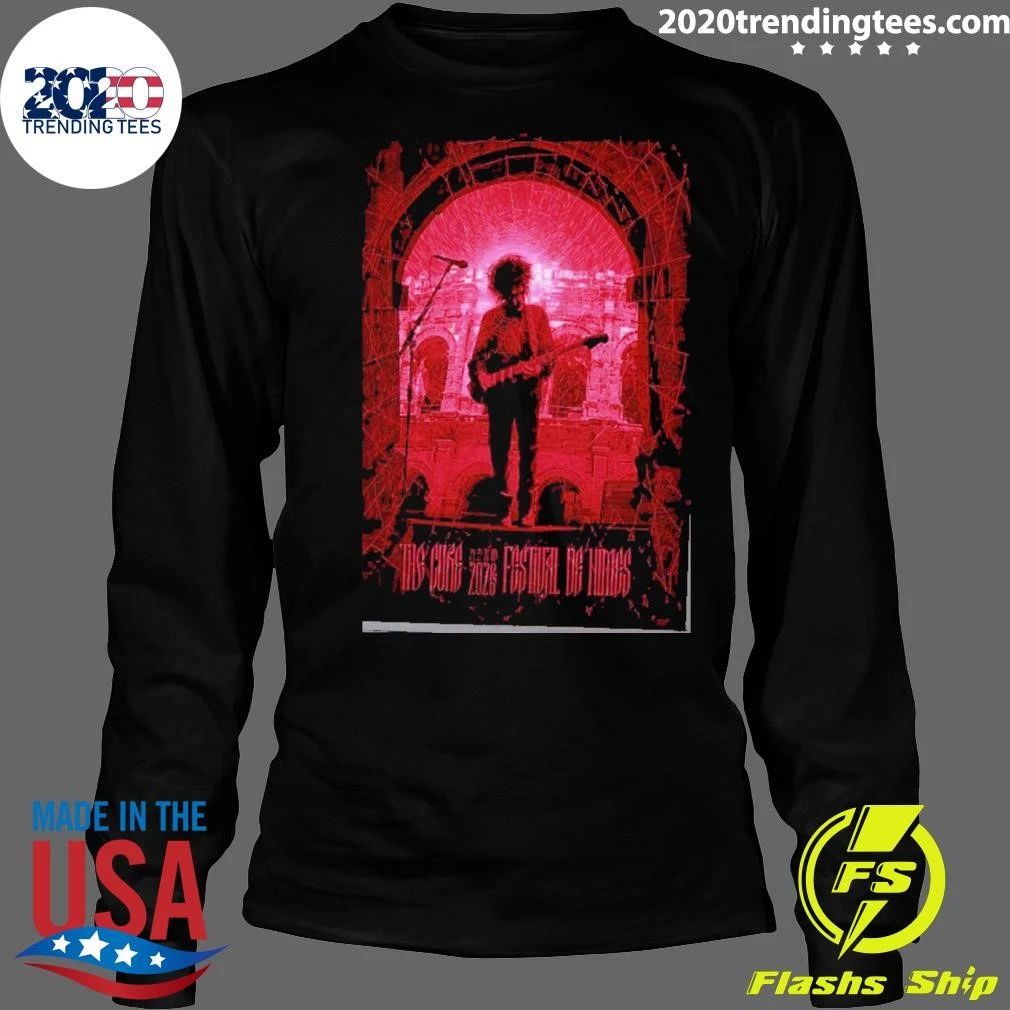 The Cure Nimes Fr Event Poster Night 3 At Festival De Nimes In Nimes Fr On July 26 2026 Shirt