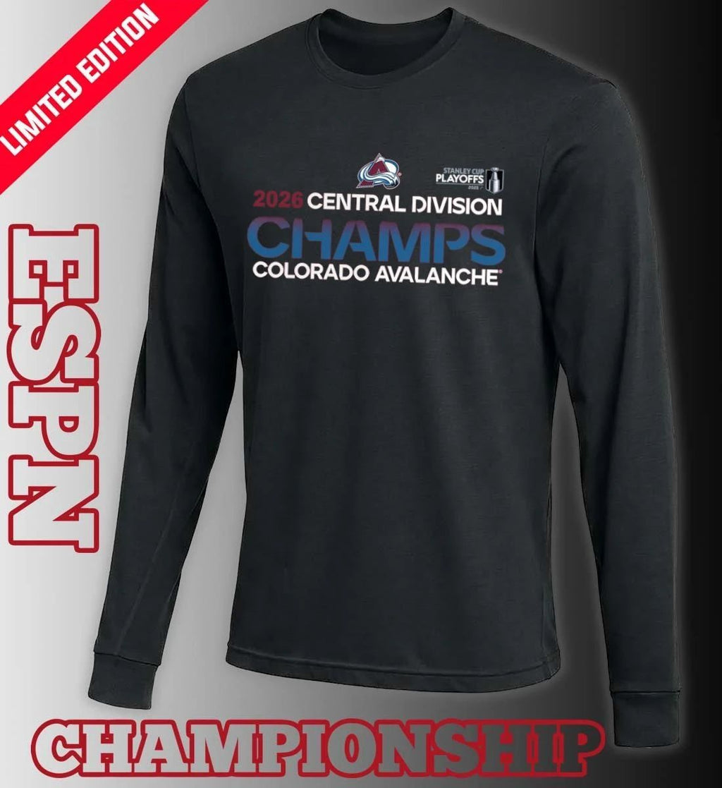 Colorado Avalanche 2026 Central Division Champions Shirt