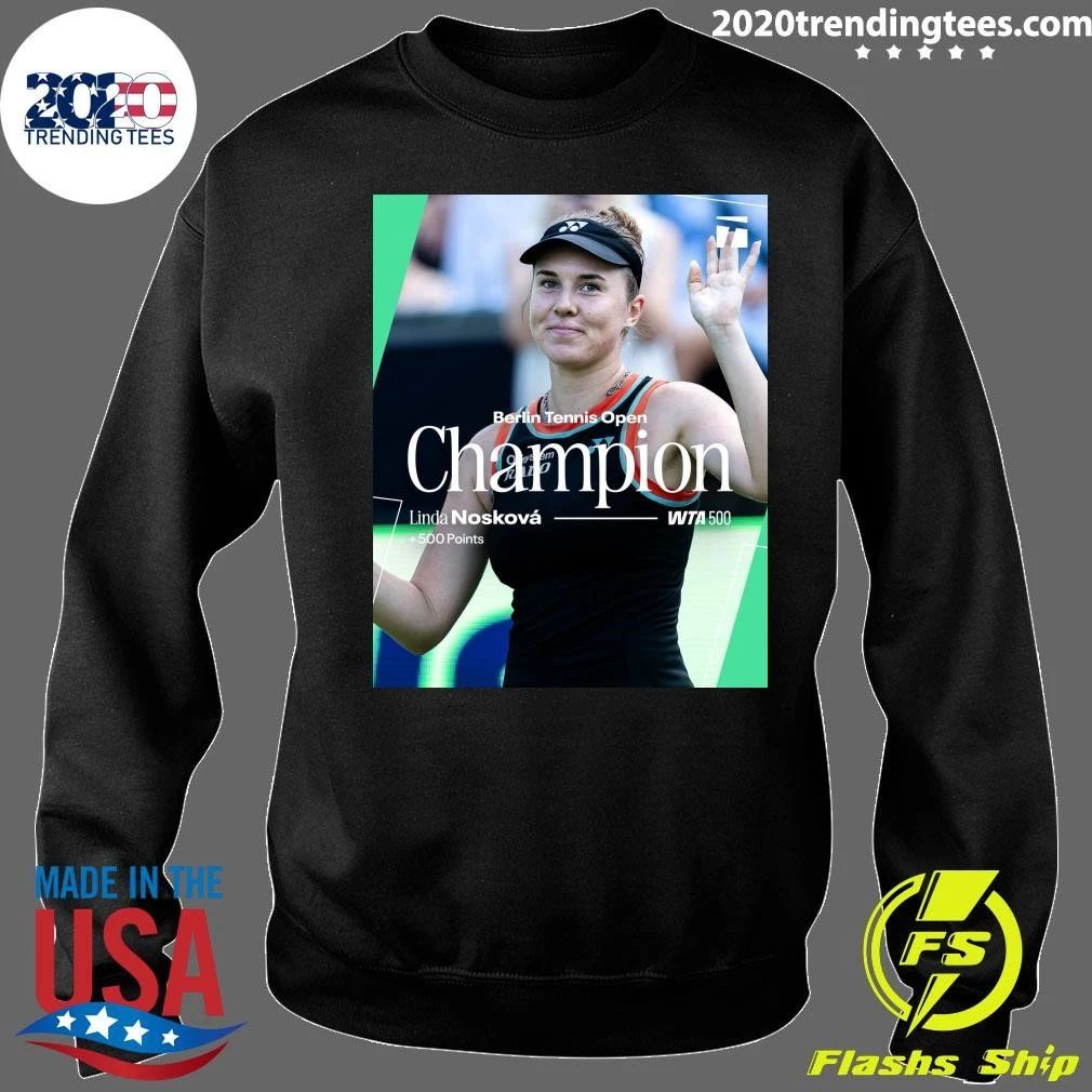 Berlin Tennis Open Champion Linda Nosková WTA 500 Shirt