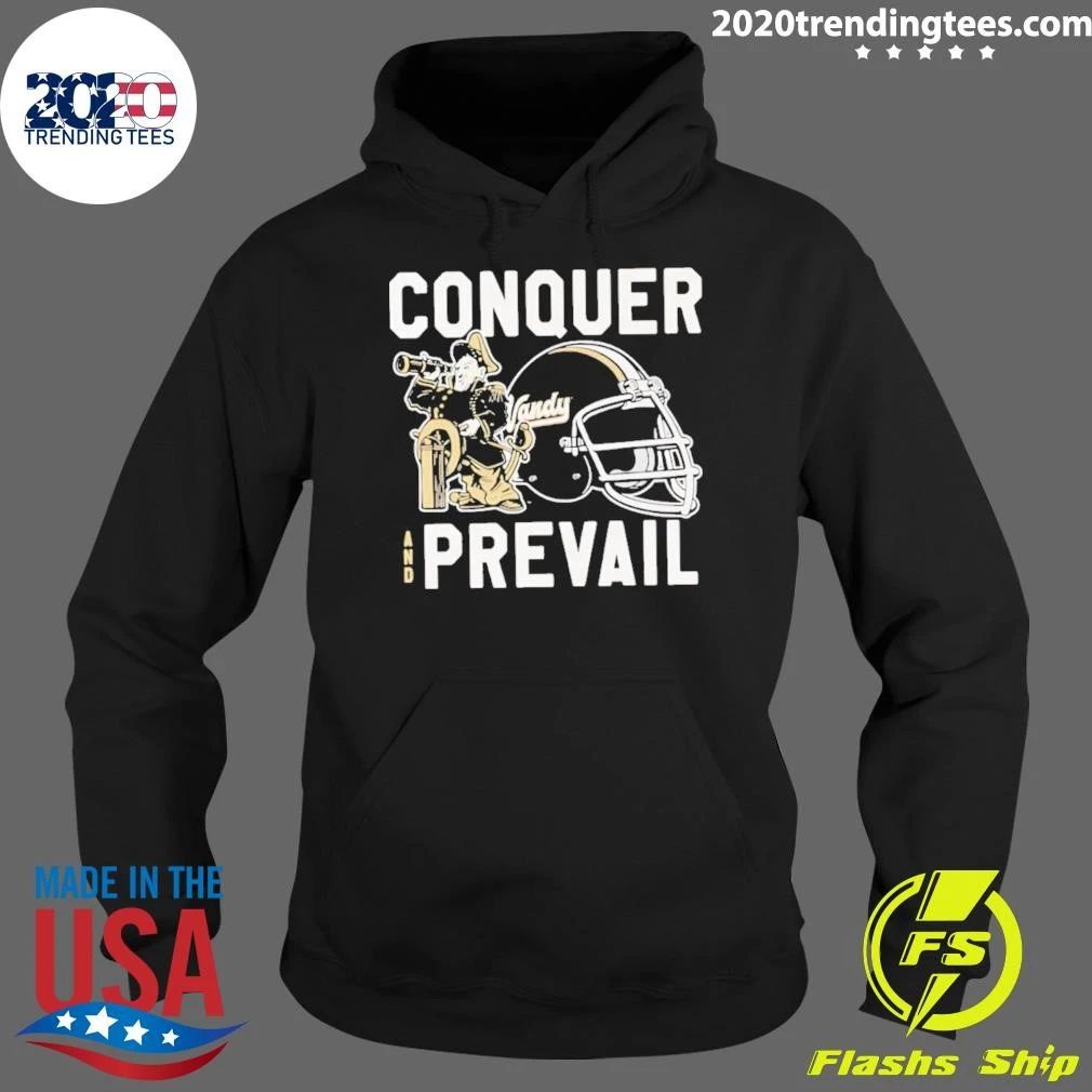 Conquer And Prevail Vanderbilt Football Shirt