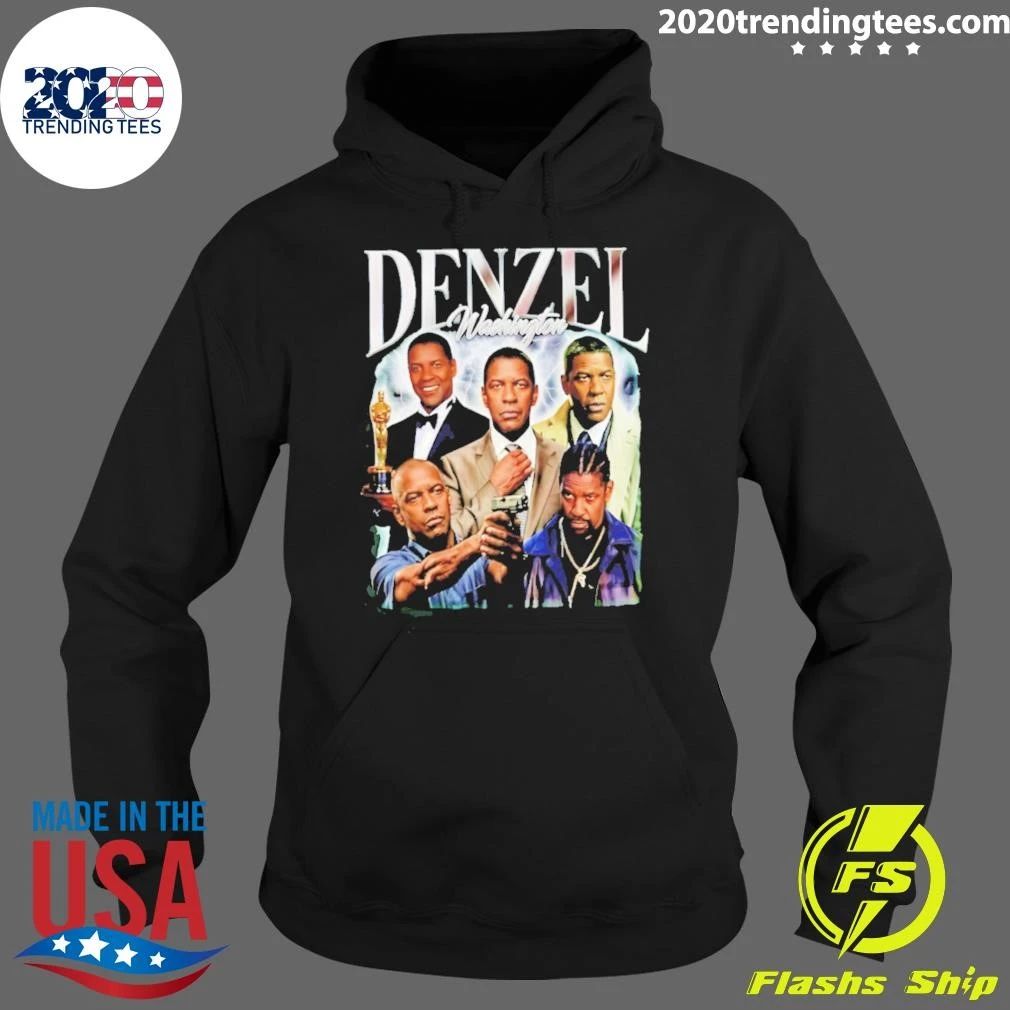 Denzel Washington Collage 90s Bootleg Vintage Shirt