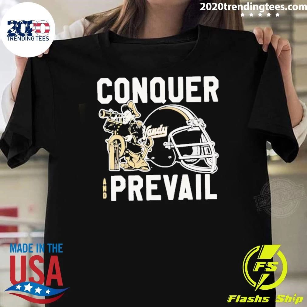 Conquer And Prevail Vanderbilt Football Shirt