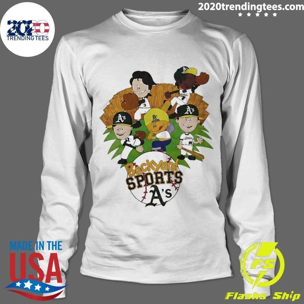 Backyard Sports Oakland Athletics Mlb Graphic Shirt