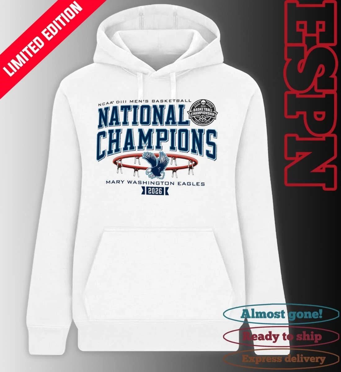 DIII Men’s Basketball Champions 2026 Mary Washington Shirt
