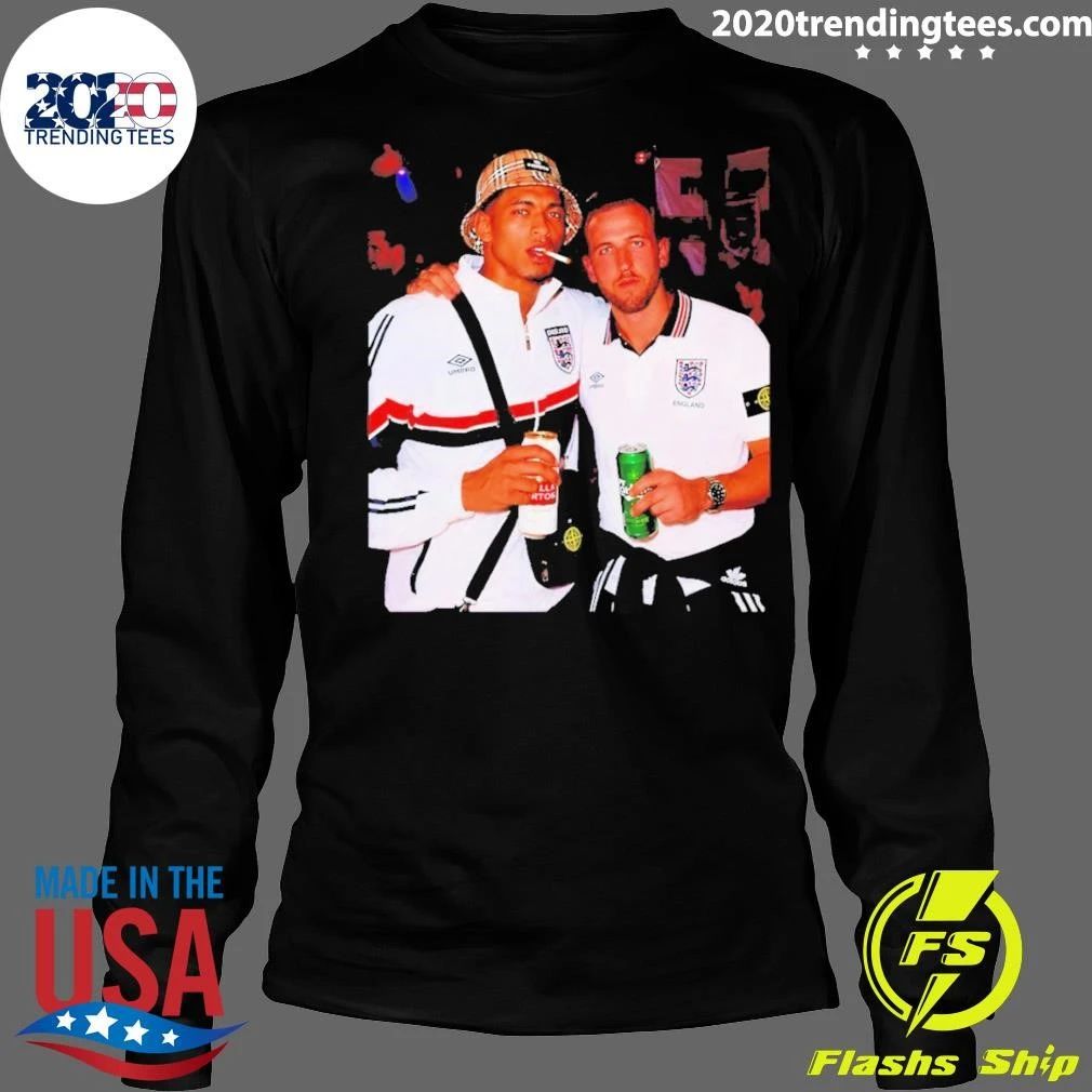 Harry Kane And Jude Bellingham Smoking And Beer Step Bros Style World Cup 2026 Shirt