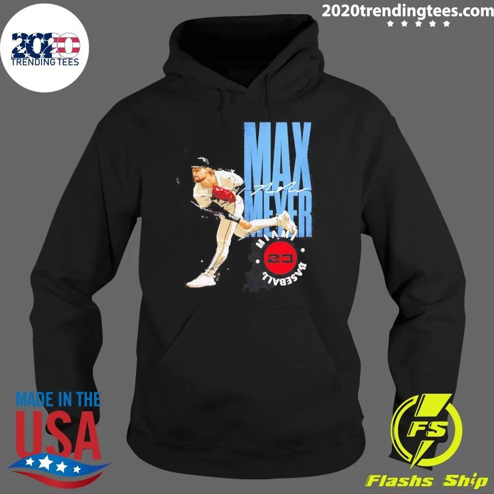 Max Meyer Miami Marlins Stamp Signature Shirt