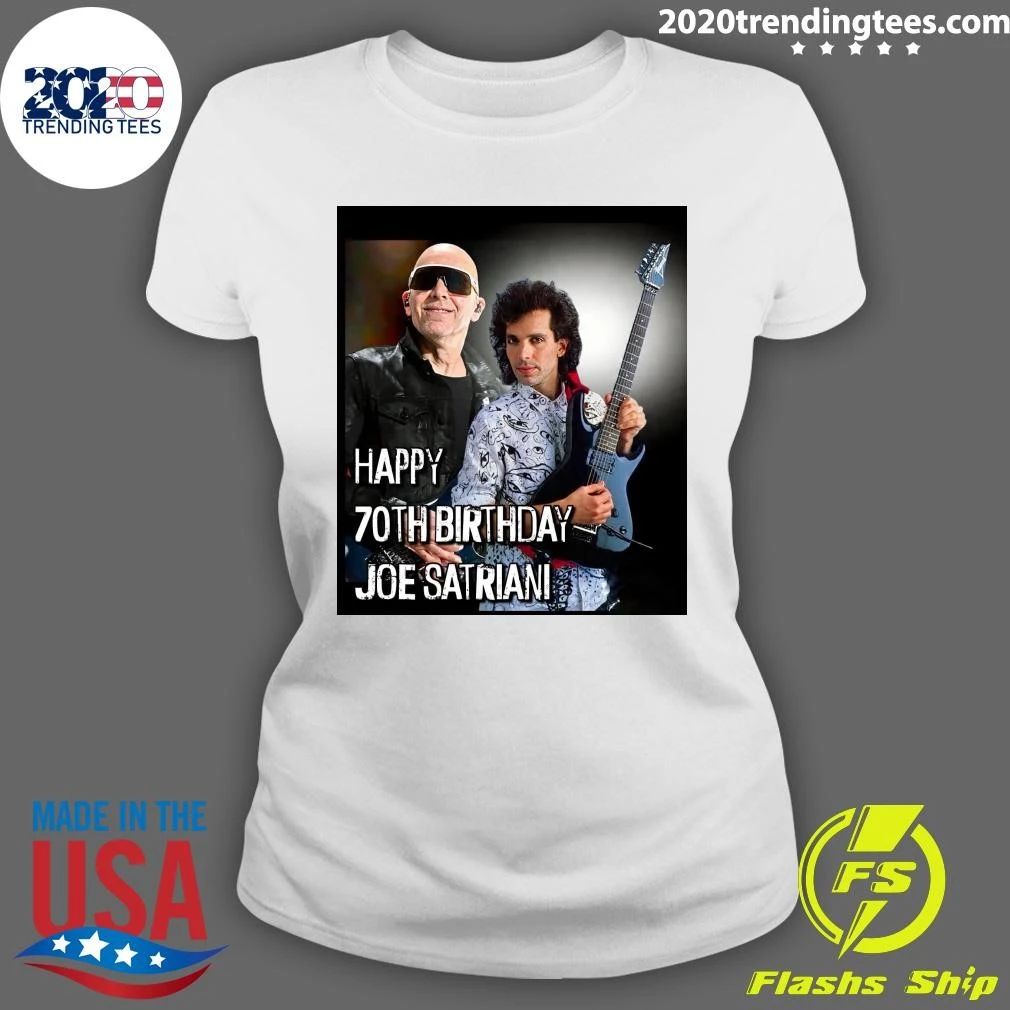 Happy 70th Birthday Joe Satriani Shirt