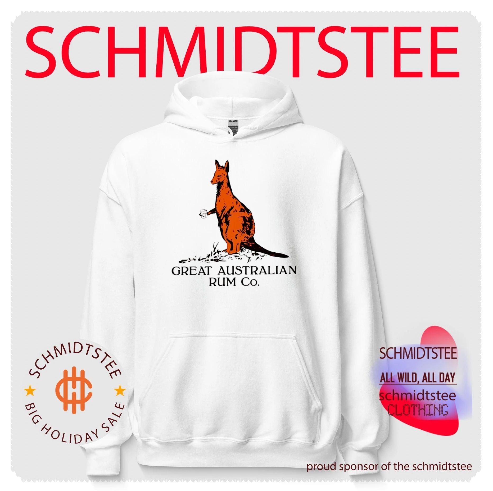 Kangaroo great Australian rum co shirt