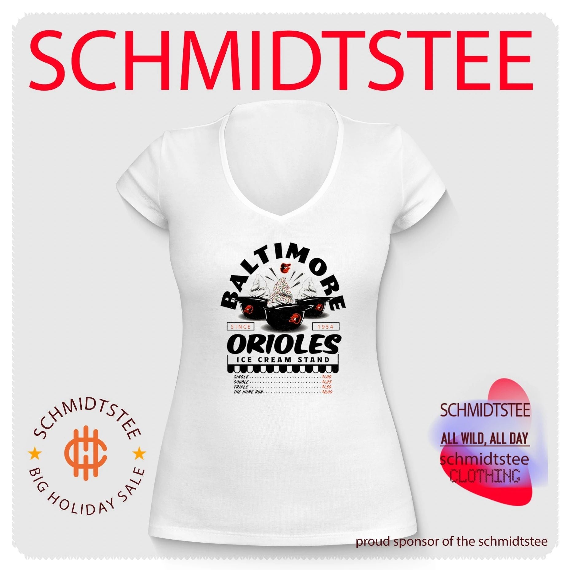 Baltimore Orioles Ice Cream Stand shirt