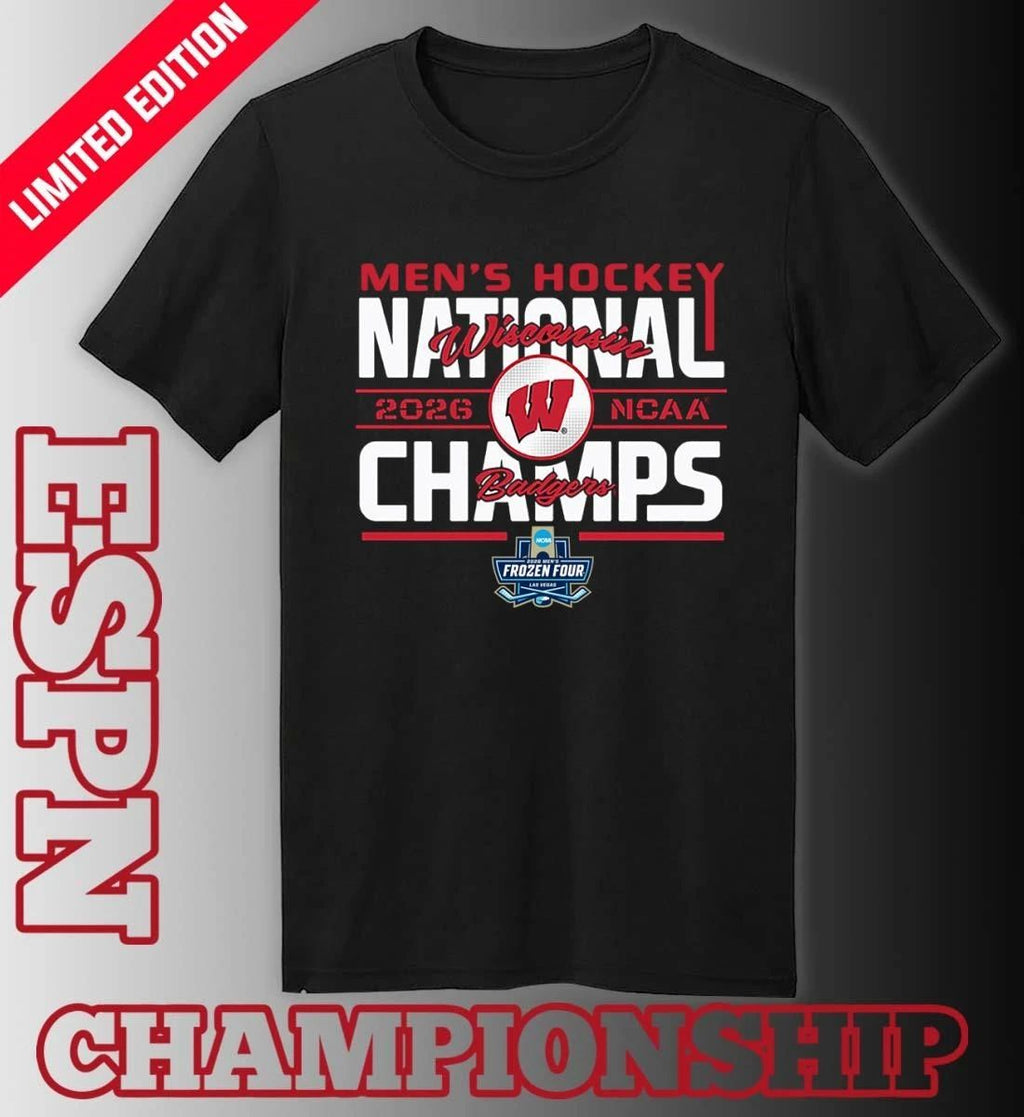 Men’s Hockey National Champions 2026 NCAA Wisconsin Badgers Shirt