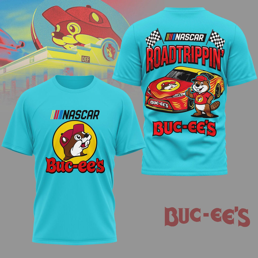 Buc-ee’s NASCAR Roadtrippin’ T-Shirt