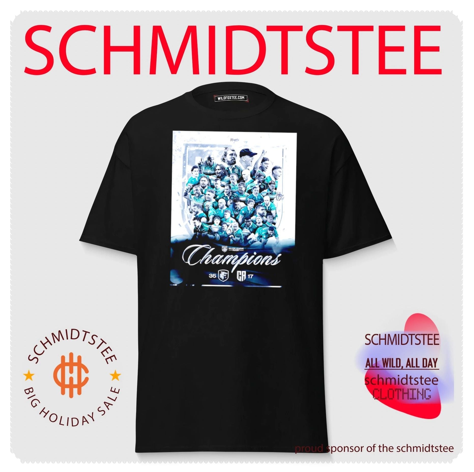 Chicago Hounds 2026 Major League Rugby Champions shirt