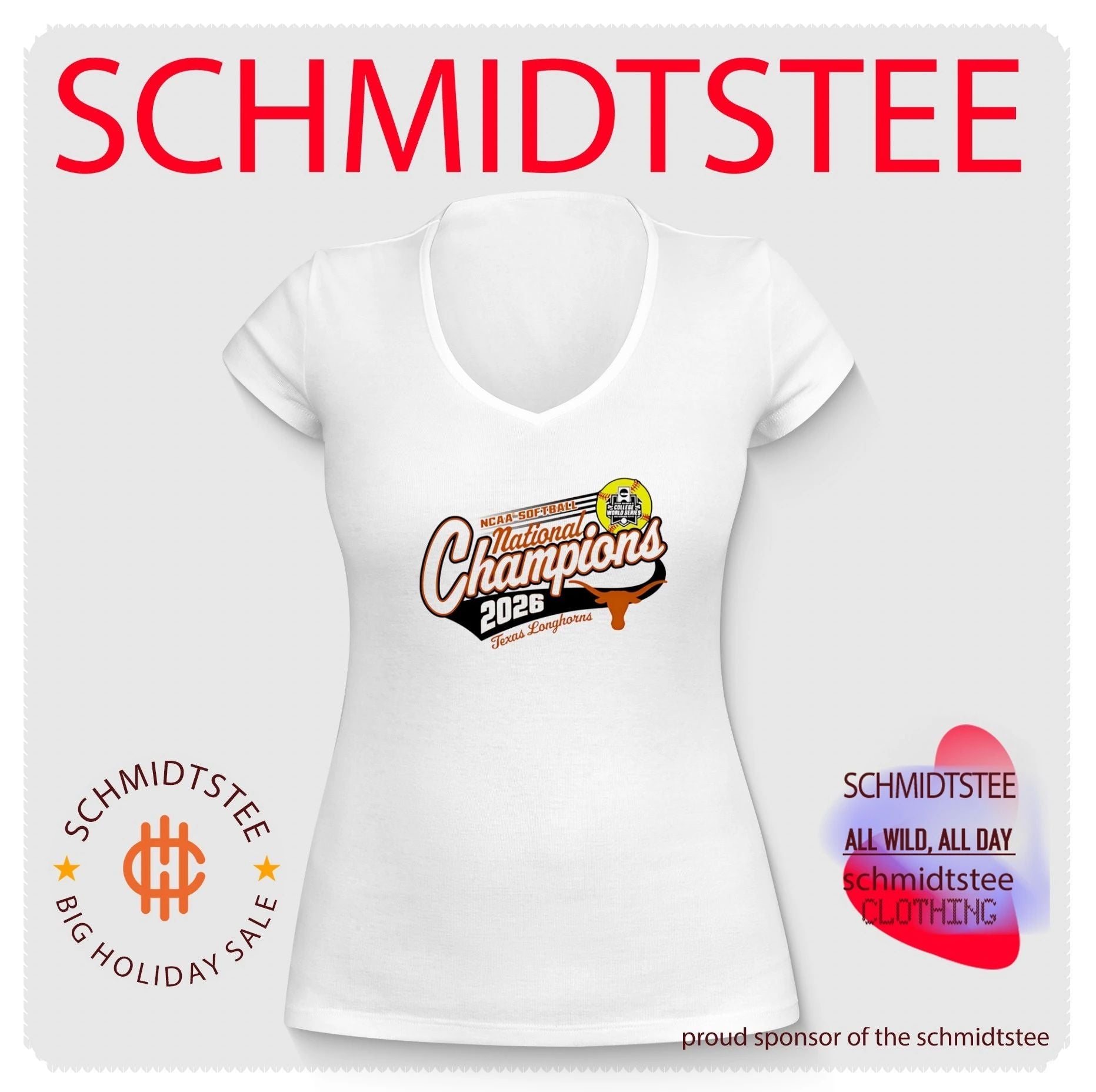 Texas Longhorns Women’s 2026 Softball National Champs shirt