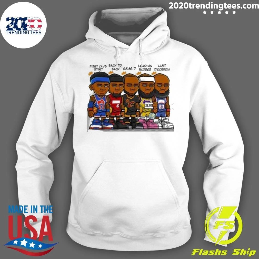 Nba Lebron Jame Whole Career Each Stage 2027 Shirt