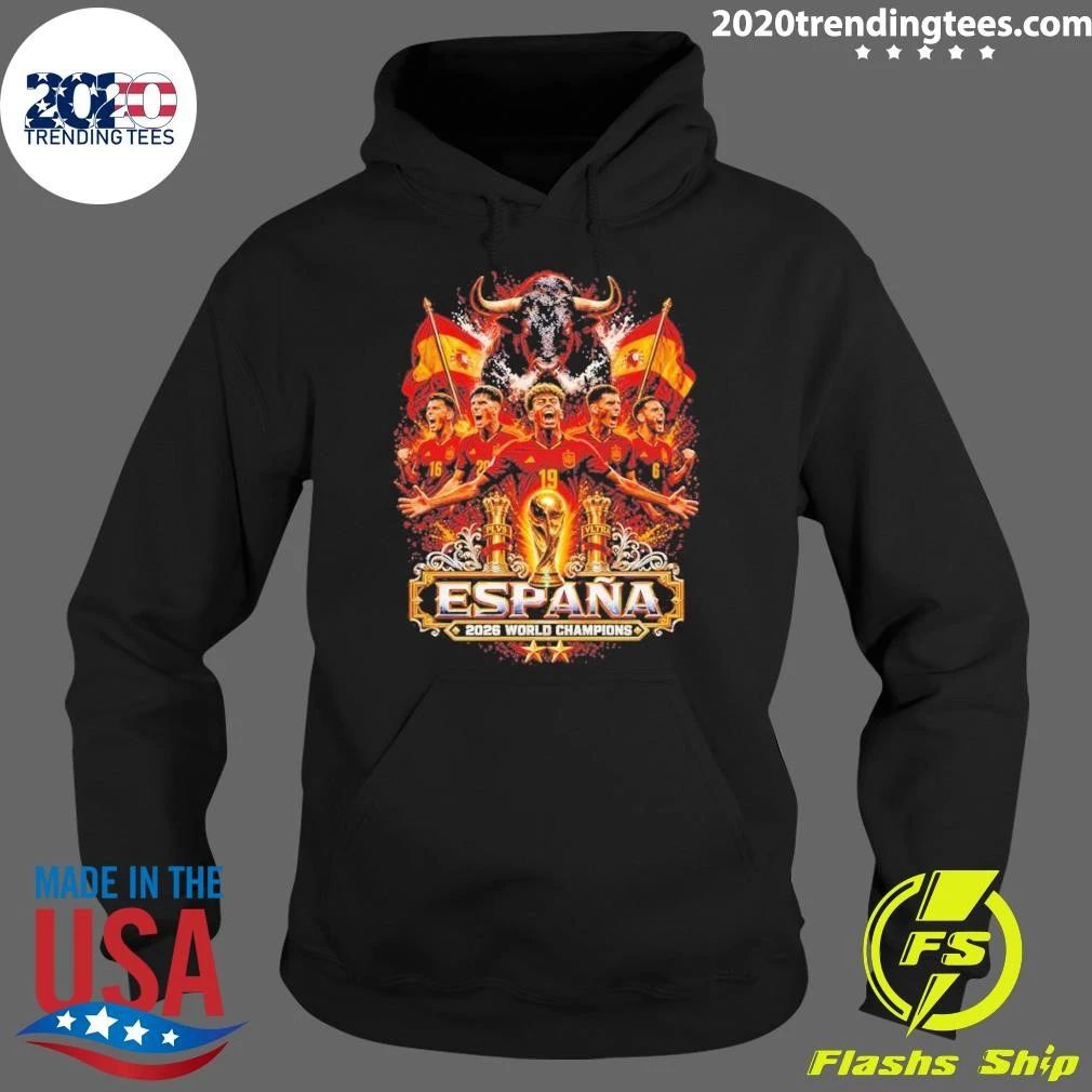 Spain Soccer Espana World Cup 2026 Champions Victory Shirt