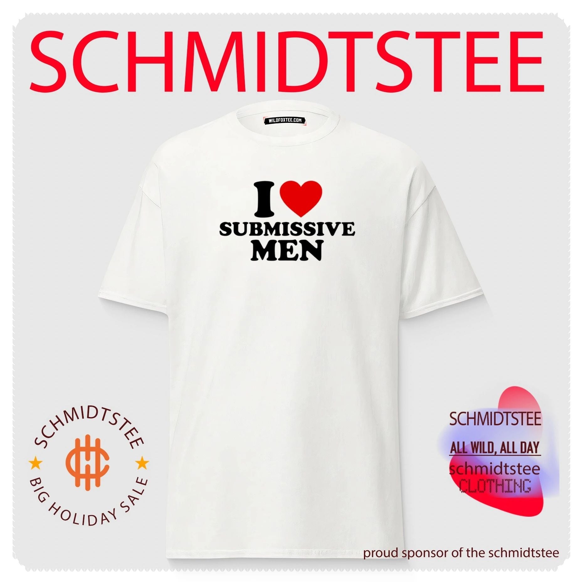 I Love Submissive Men relationship humor shirt