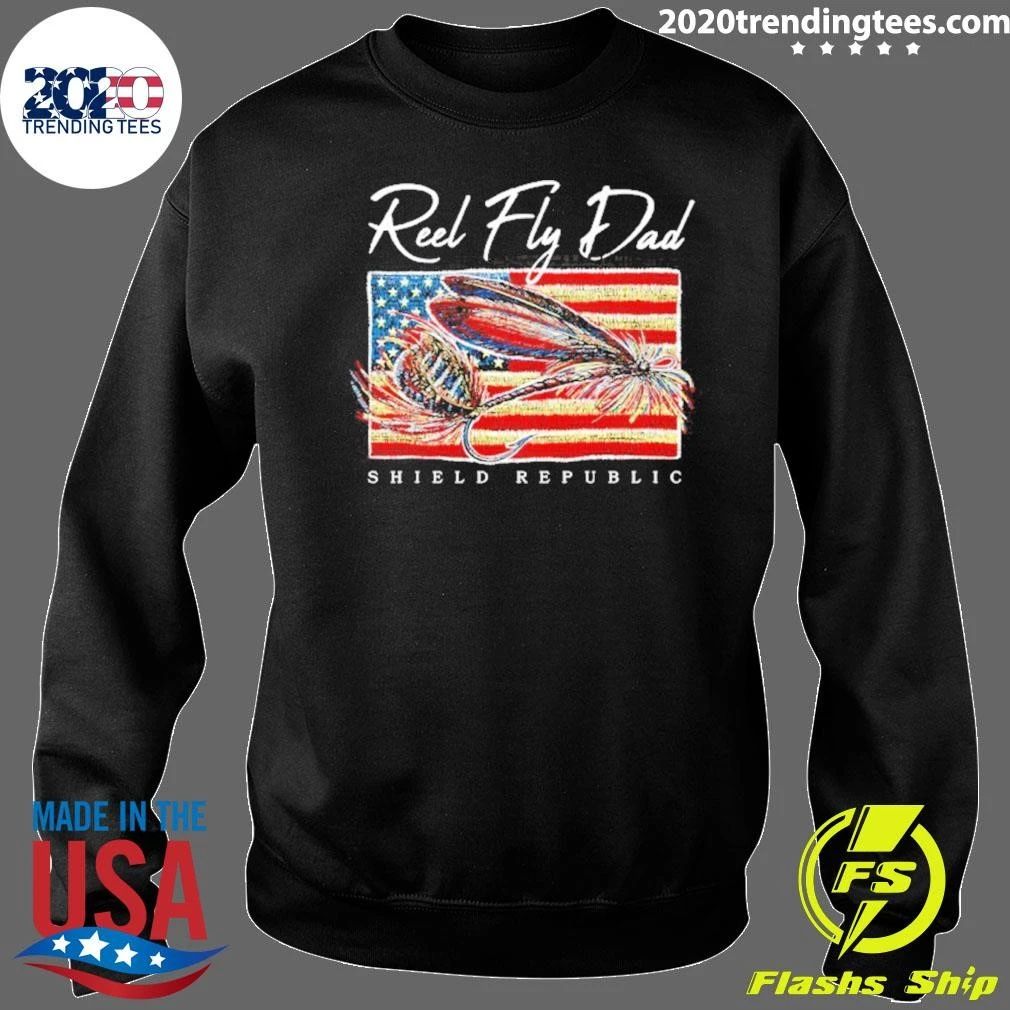 Reel Fly Dad Shield Republic Outdoors Shirt