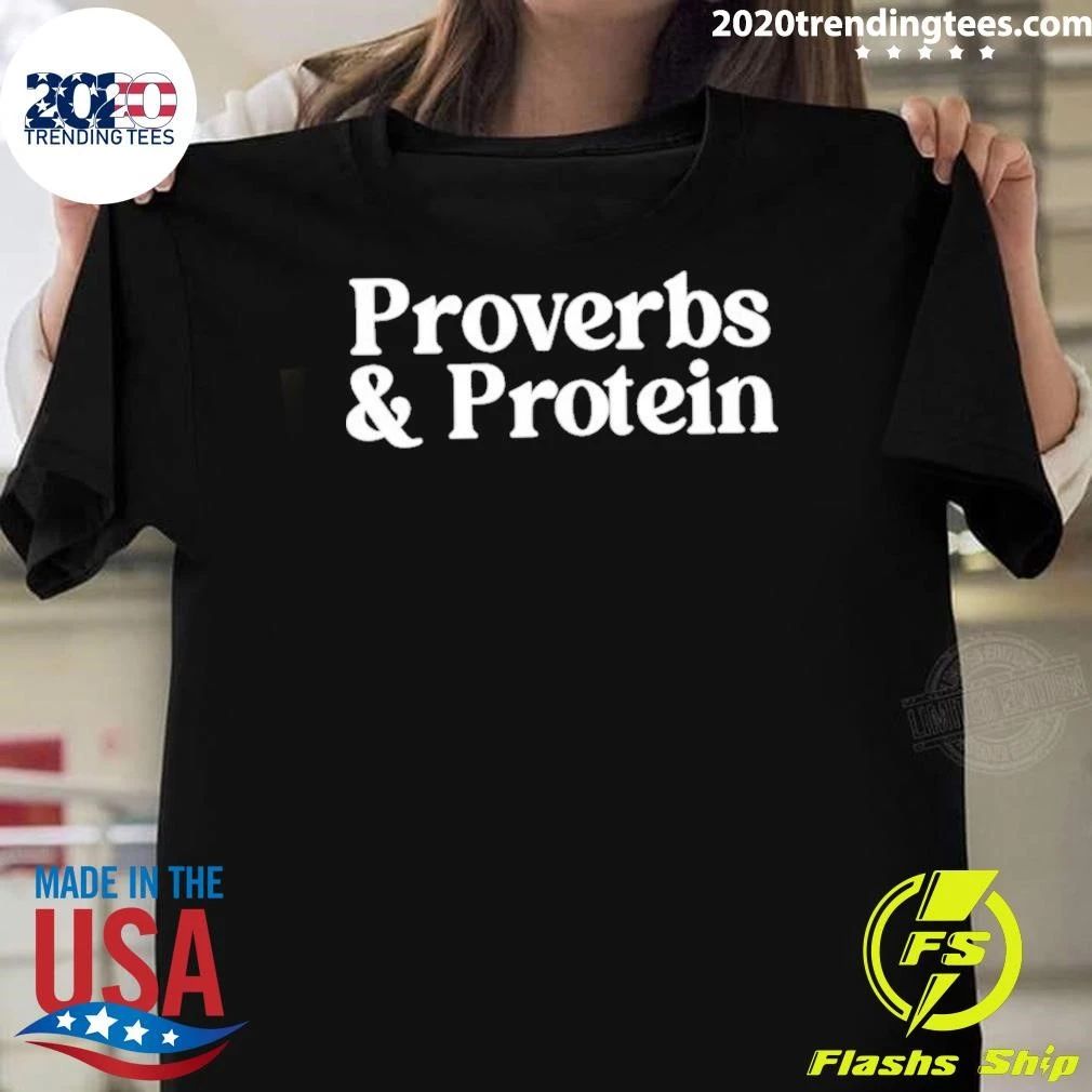 Proverbs & Protein Fitness Faith Gym Shirt