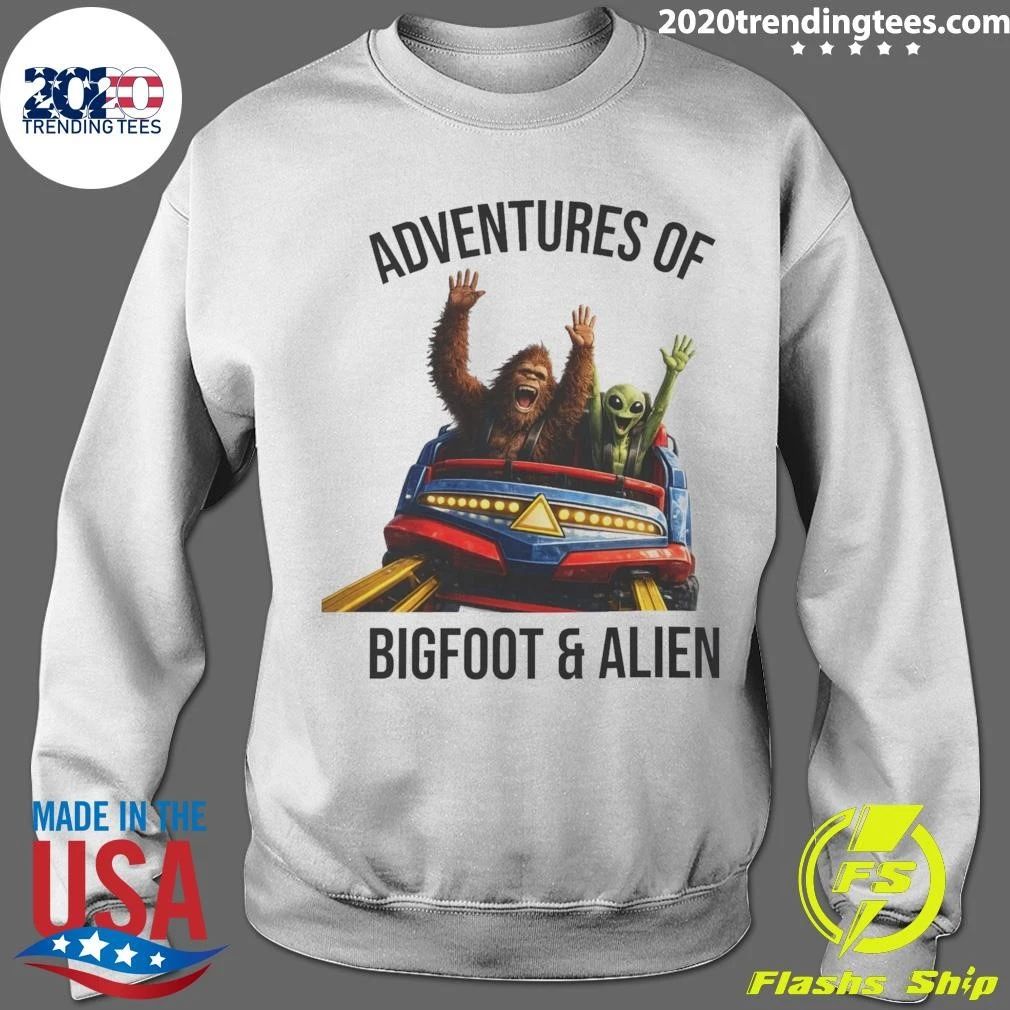 Adventures of Bigfoot & Alien Shirt
