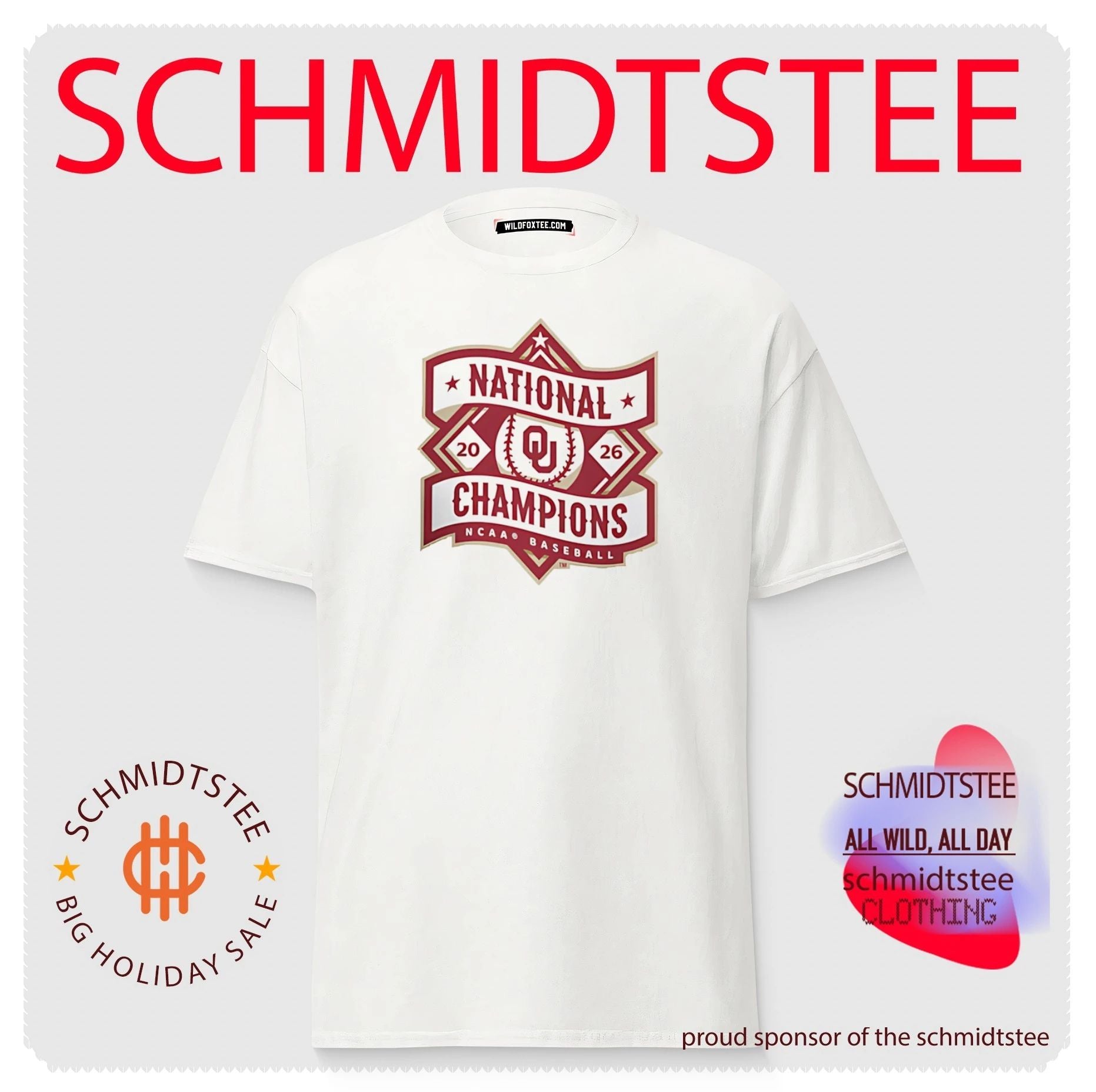 Oklahoma Sooners 2026 NCAA Baseball Men’s College World Series Champions Official Logo shirt