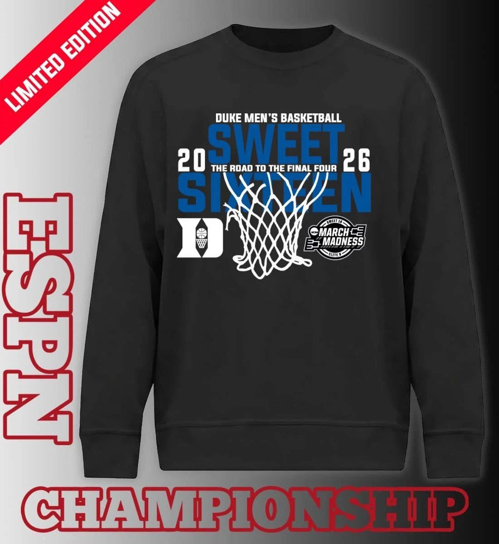 Duke Men’s Basketball 2026 Sweet Sixteen The Road To The Final Four Shirt