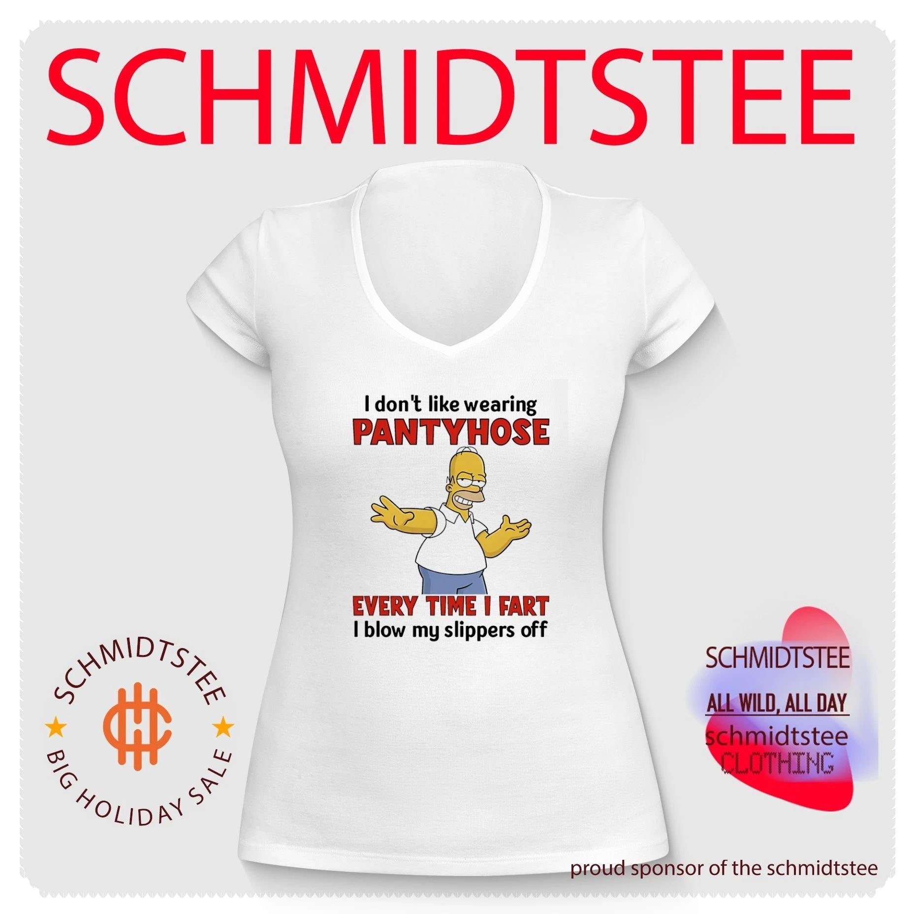 I don’t like wearing pantyhose every time I fart I blow my slippers off Simpson shirt