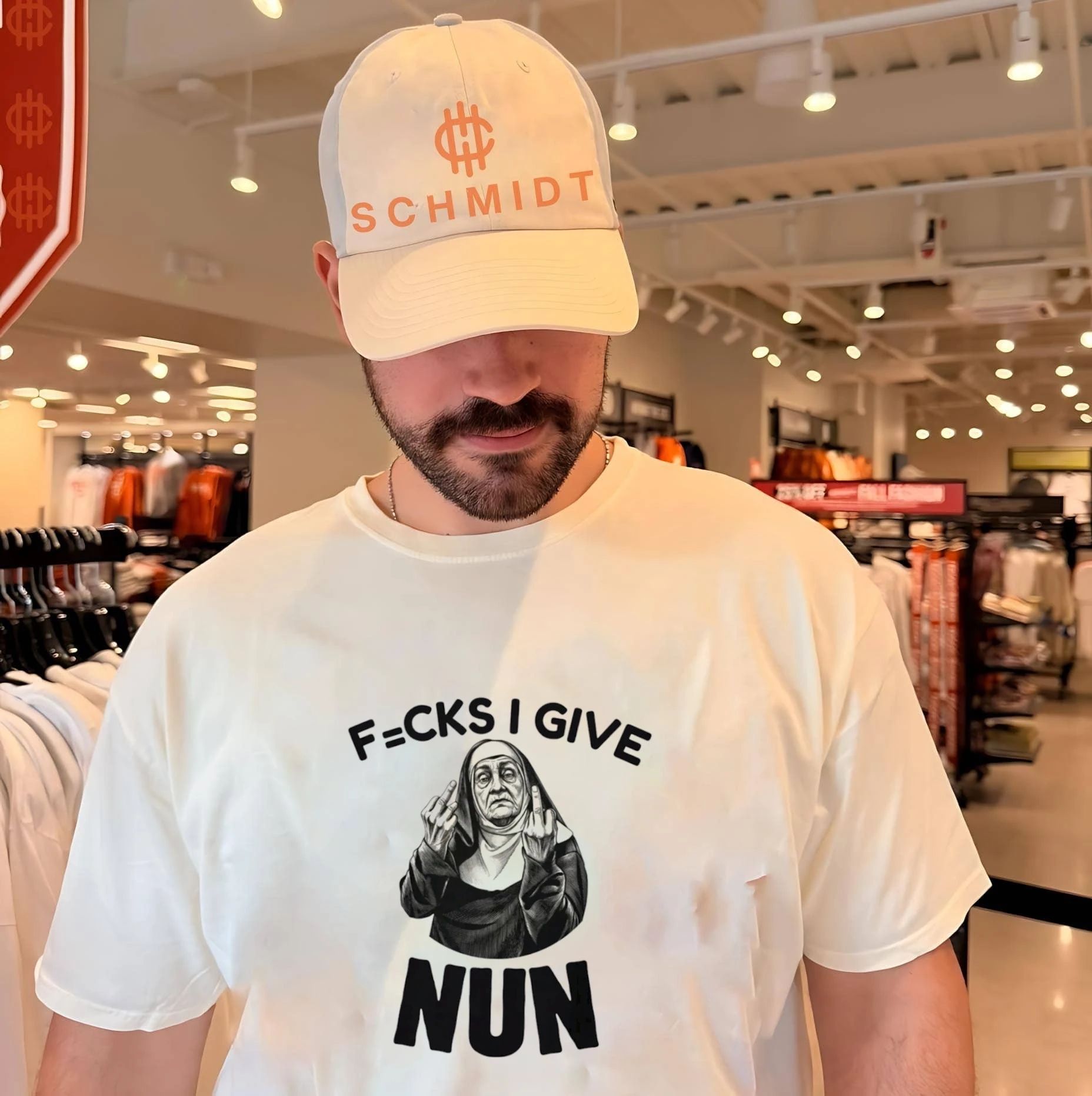F=cks I Give Nun middle finger sarcastic shirt