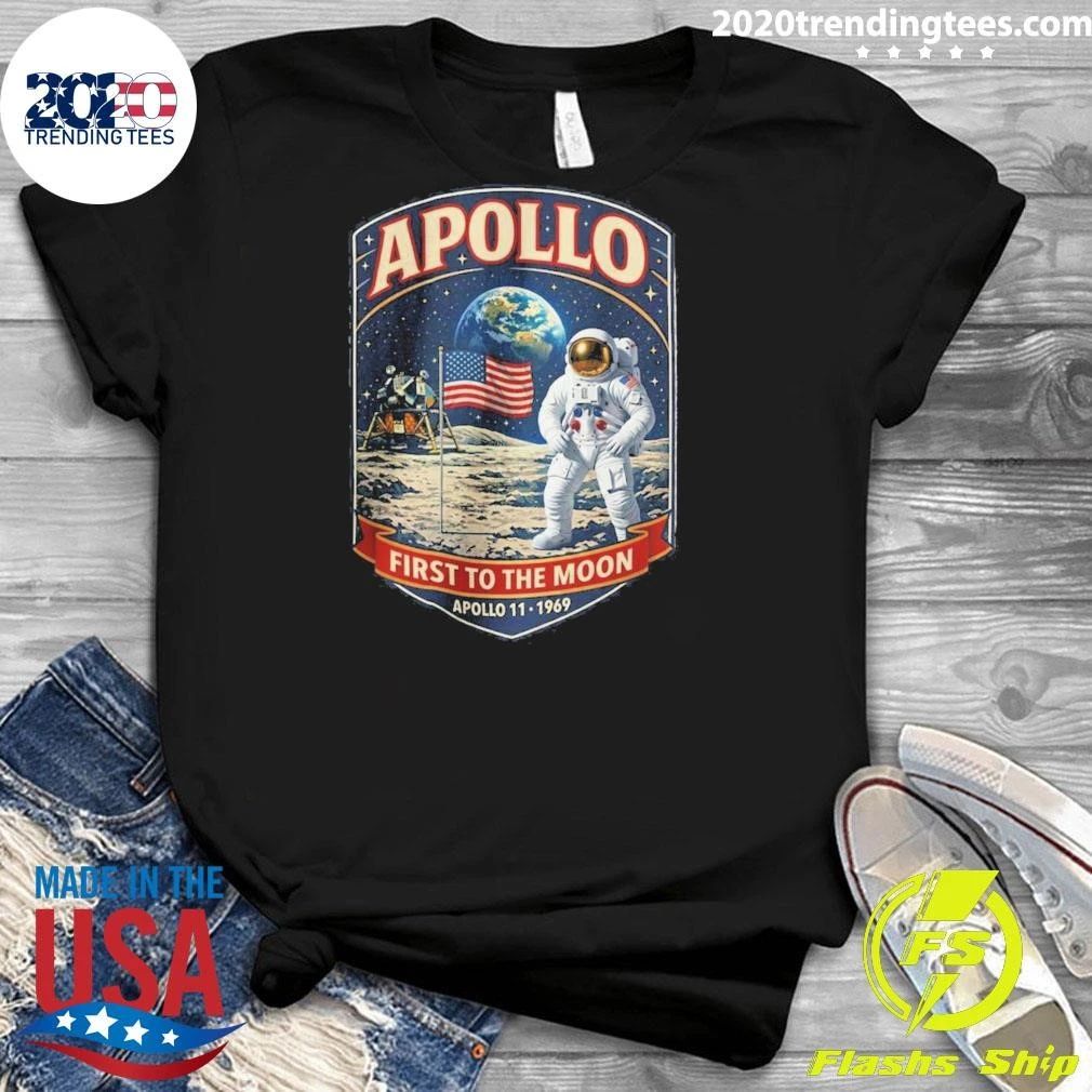 Apollo First To The Moon Apollo 11-1969 Shirt