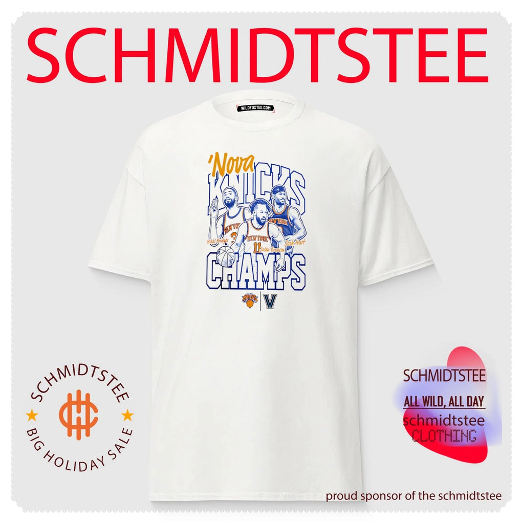 NY Knicks Jalen Brunson Josh Hart & Mikal Bridges 2026 NBA Finals Champions Nova Knicks shirt