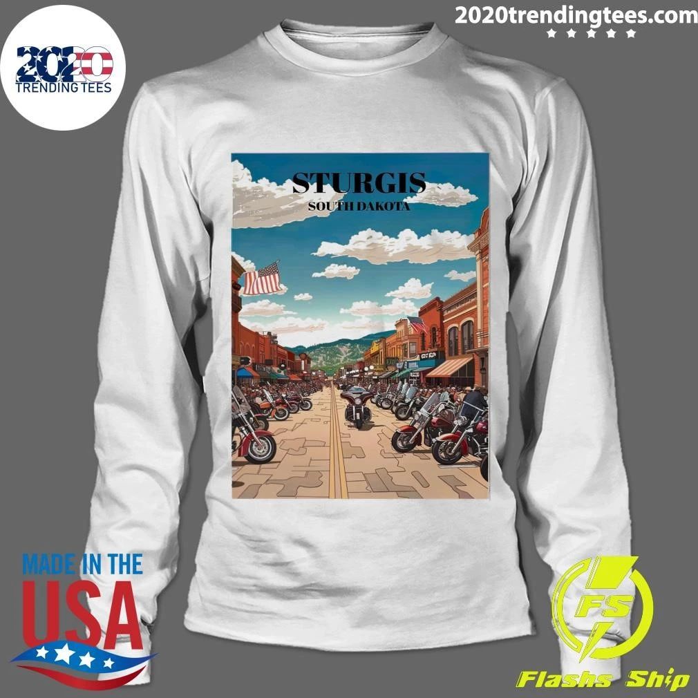 Sturgis South Dakota Bike Week Vintage Motorcycle Rally Shirt