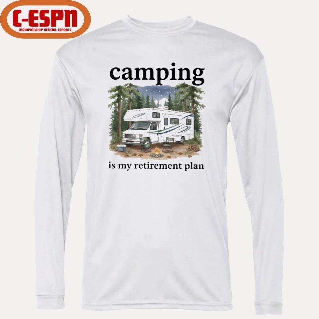 Camping Is My Retirement Plan RV Car In The Forest 2026 Shirt