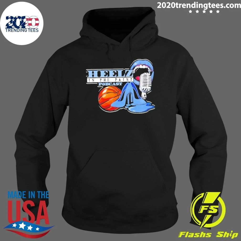 Heelz In The Paint Podcast Basketball Shirt