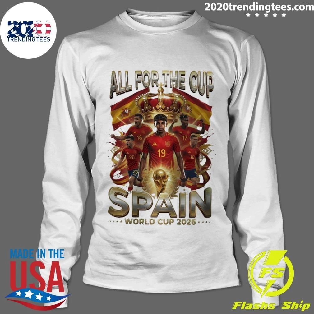 Spain Soccer World Cup All For The Cup 2026 Shirt