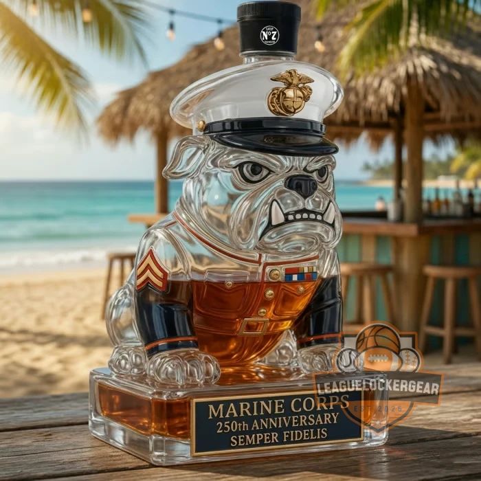 United States Marine Corps 250th Anniversary Whiskey Decanter