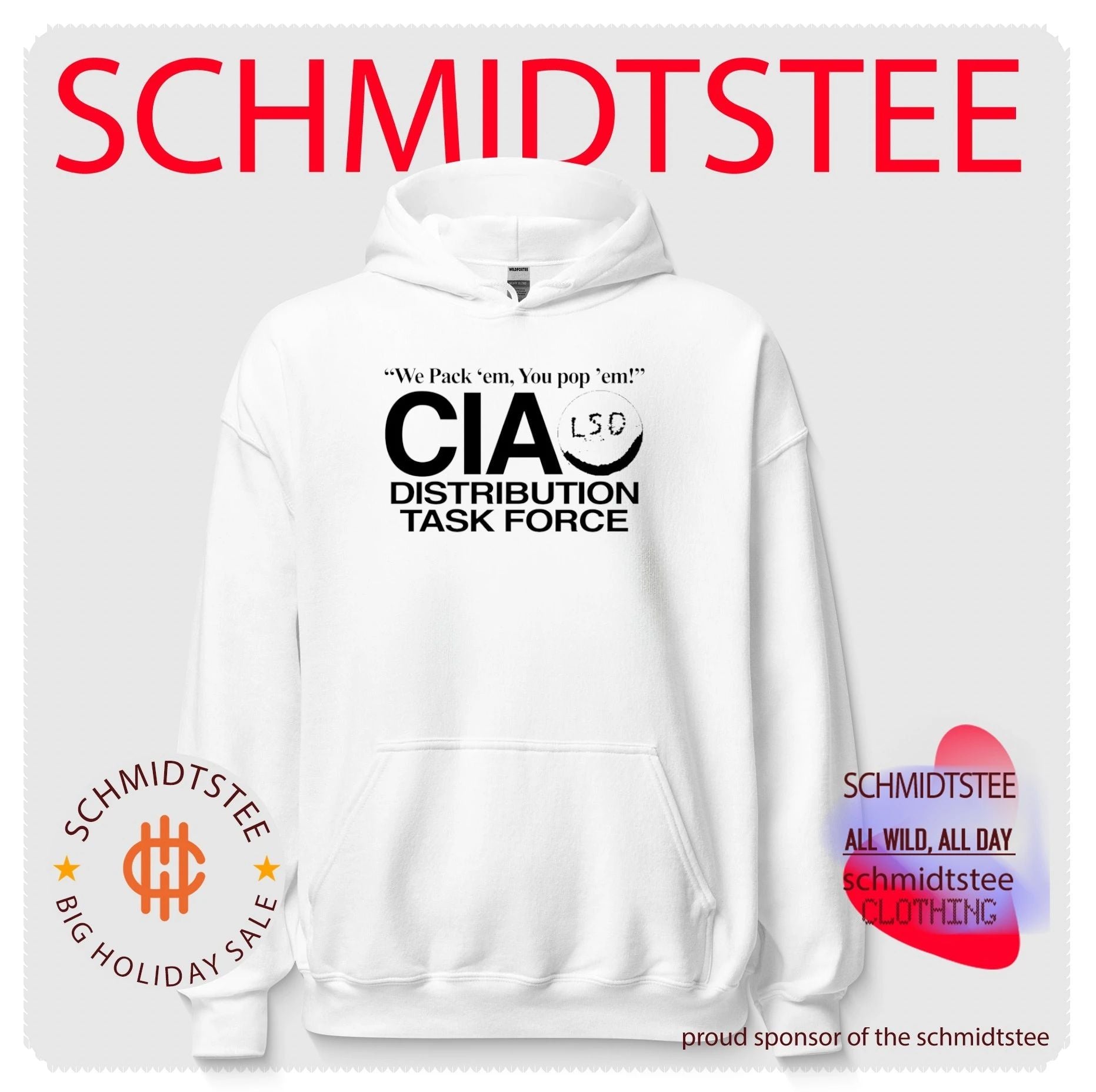 We Pack ’em You Pop ’em CIA Distribution Task Force shirt